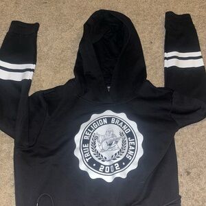 TRUE RELIGION women’s cropped hoodie